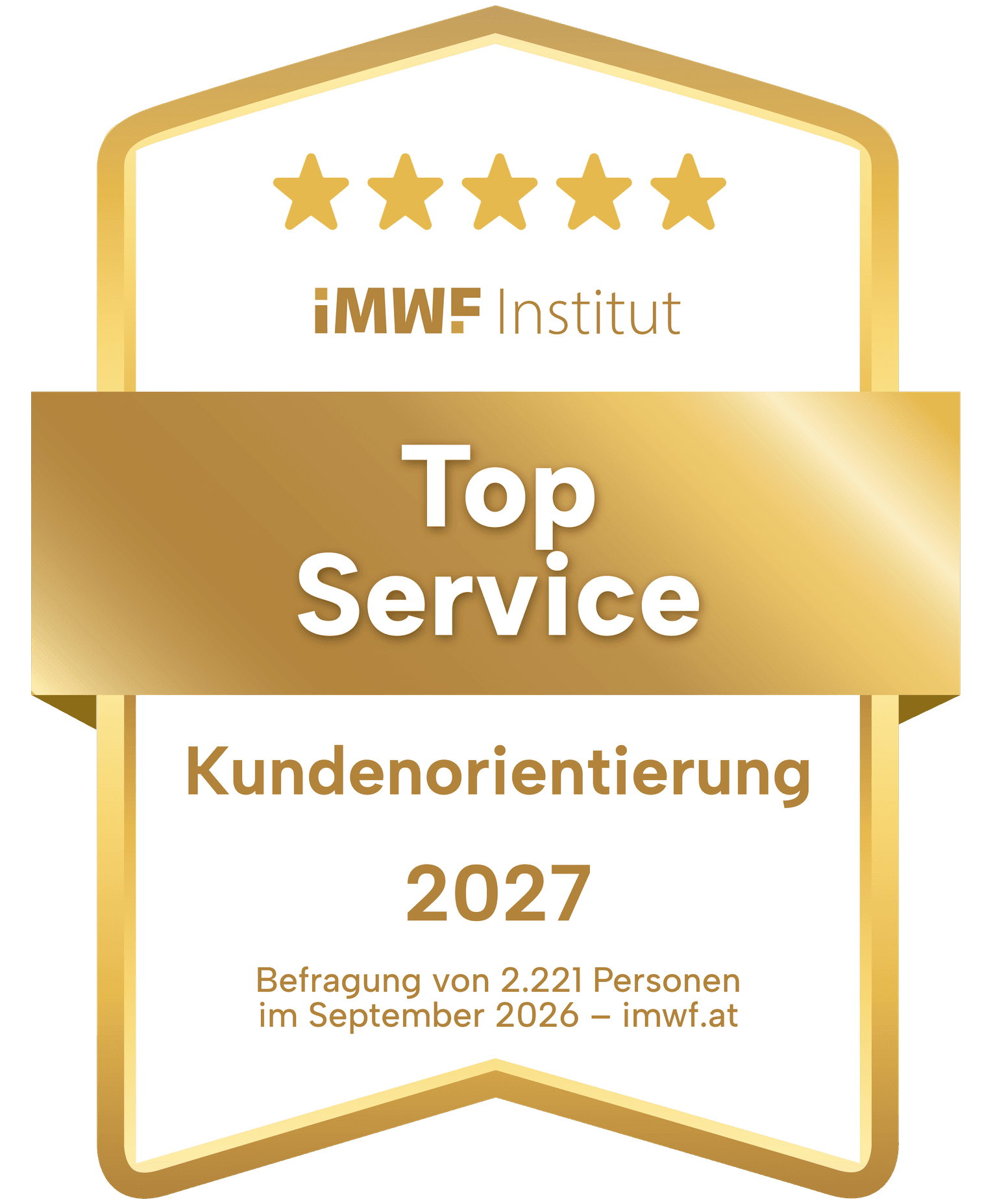 Siegel „Top Service“ 2027