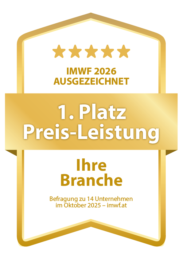 1. Platz Preis-Leistung – IMWF 2026 ausgezeichnet