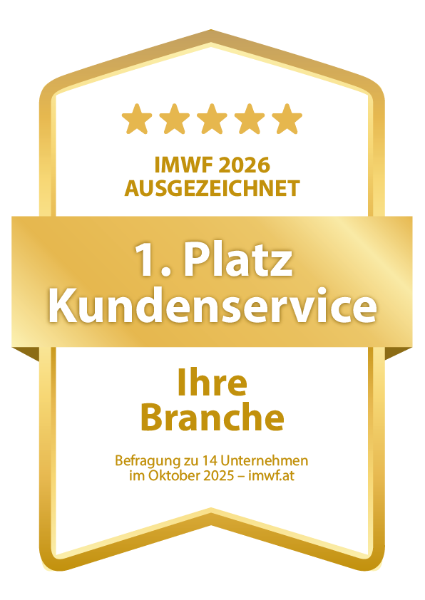 1. Platz Kundenservice – IMWF 2026 ausgezeichnet